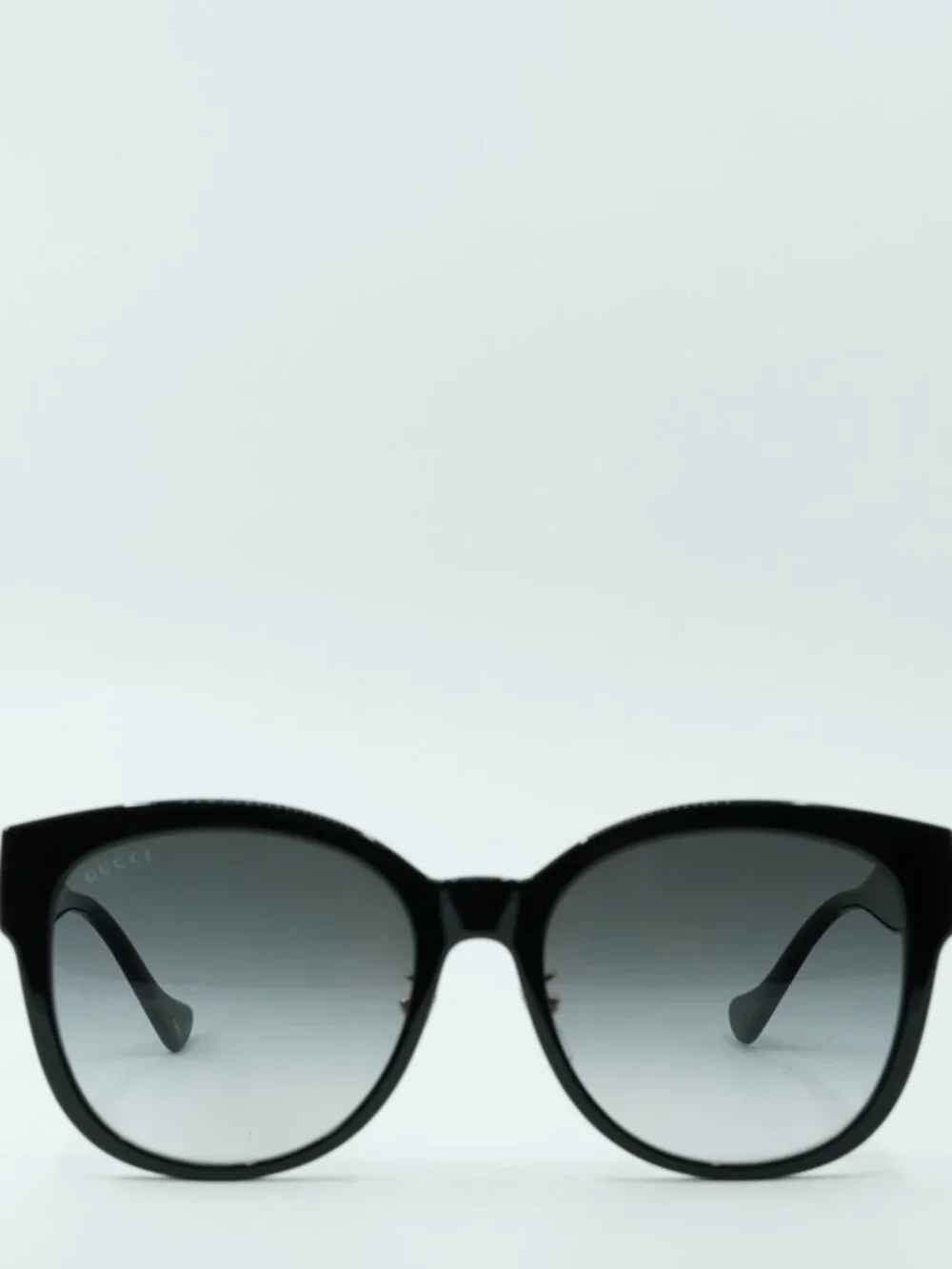 Gucci GG1028SK 006 Cat Eye Sunglasses - Black / Grey